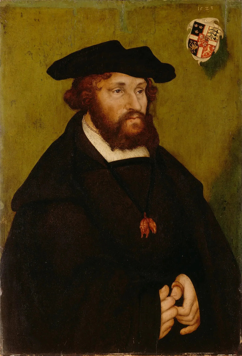 Retrato do rei Christian II da Dinamarca - Lucas Cranach, o Velho