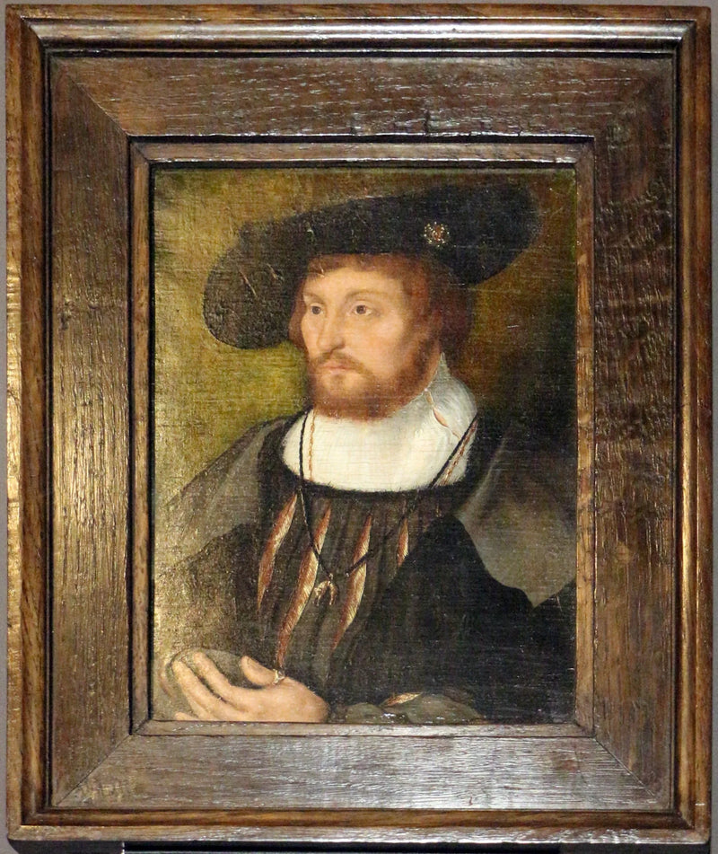 Retrato do rei Christian II da Dinamarca (1481-1559) - Joos van Cleve