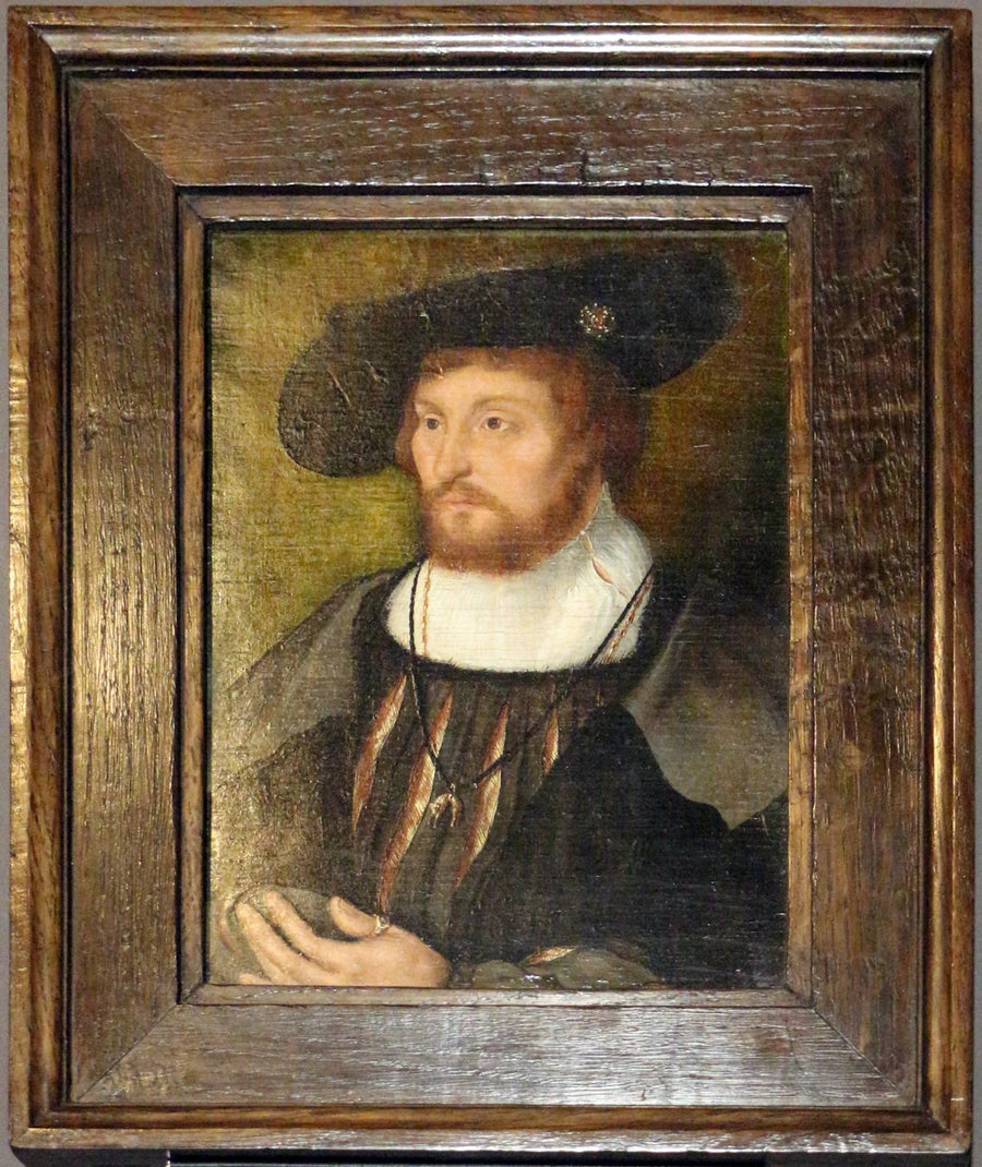 Retrato do rei Christian II da Dinamarca (1481-1559) - Joos van Cleve