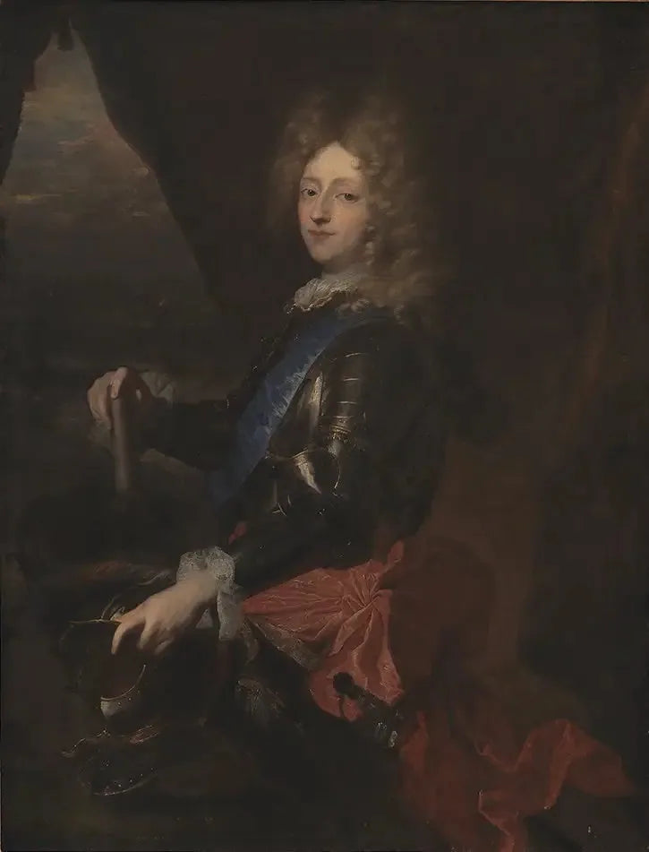 Retrato do rei Frederico IV como príncipe - Hyacinthe Rigaud