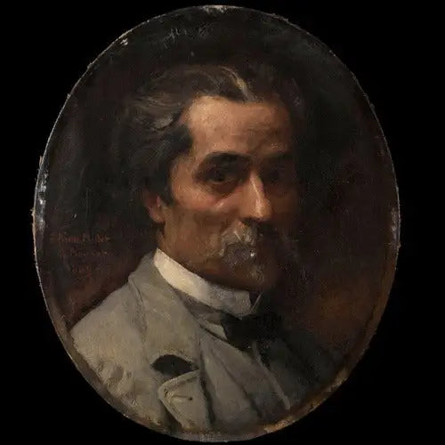 Retrato do escultor Aimé Millet - Léon Bonnat