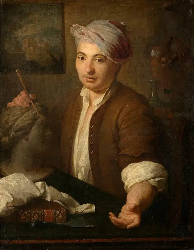 Retrato do escultor Pierre Lucas - Pierre Subleyras