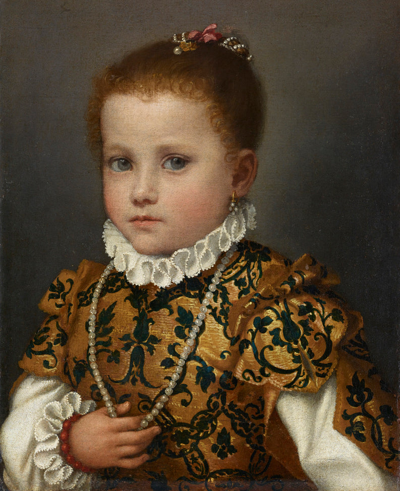 Retrato de uma criança da Maison Redetti - Giovanni Battista Moroni