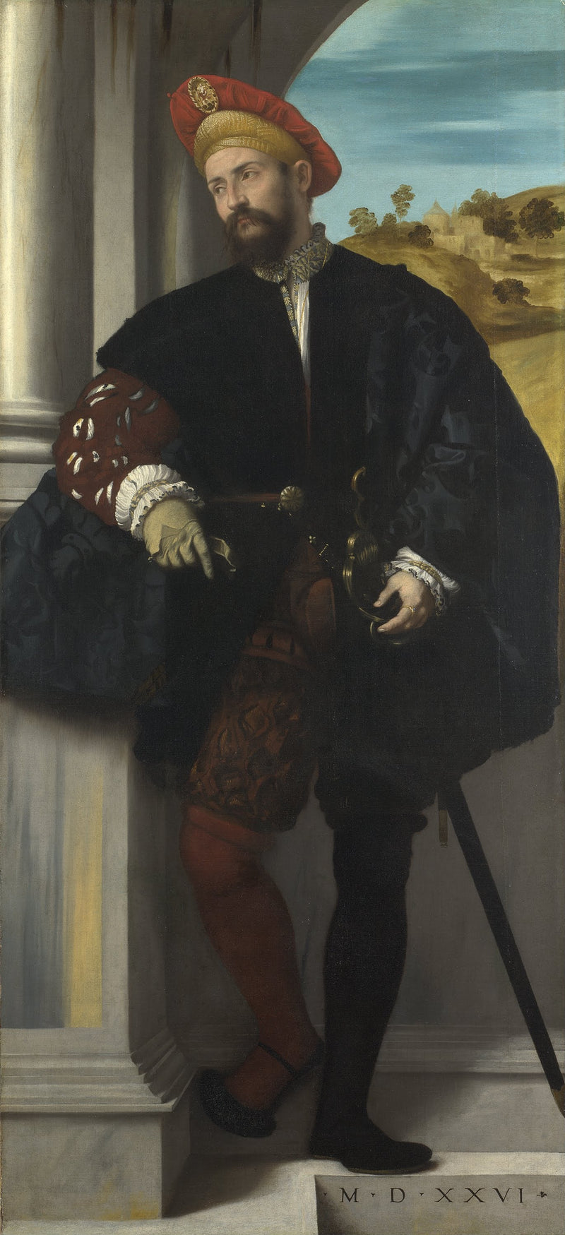 Retrato de um cavalheiro - Alessandro Bonvicino