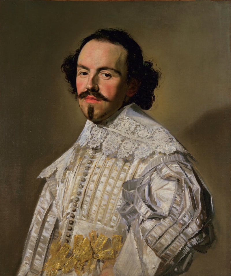Retrato de um cavalheiro de branco - Frans Hals