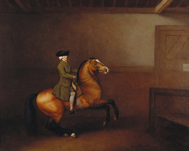 Retrato de um cavalheiro - George Stubbs