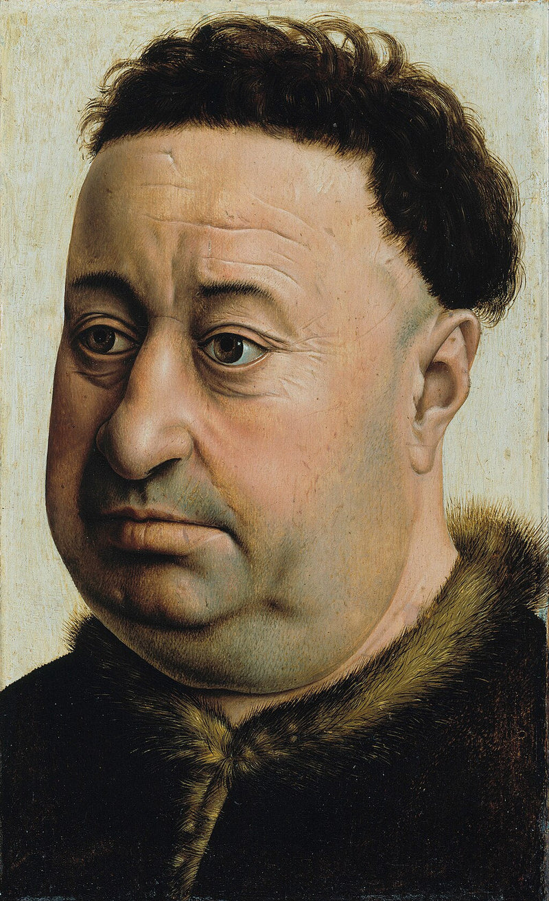 Retrato de um homem gordo - Robert Campin