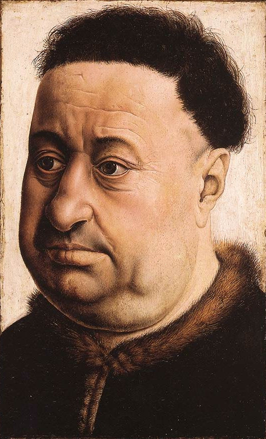 Retrato de um homem corpulento - Robert Campin