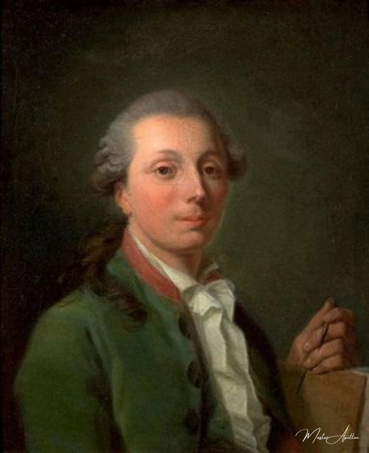 Portrait d'un homme - Nicolas Bernard Lépicié - Reproductions de tableaux et peintures haut de gamme