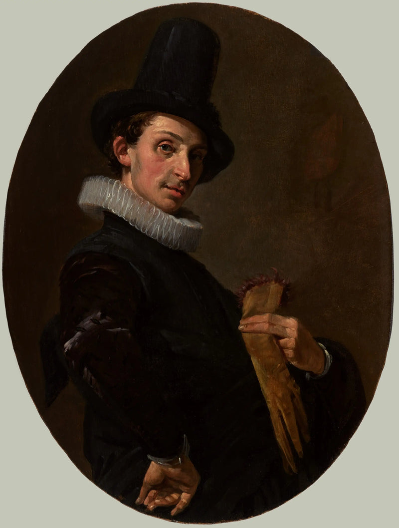 Retrato de um jovem com luvas - Frans Hals