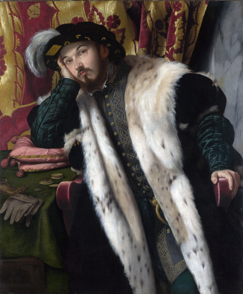 Retrato de um jovem (Fortunato Martinengo Cesaresco?) - Alessandro Bonvicino