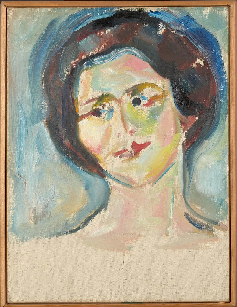 Retrato de um modelo - Edvard Munch