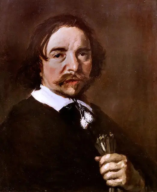 Retrato de um homem idoso com expressão sombria - Frans Hals