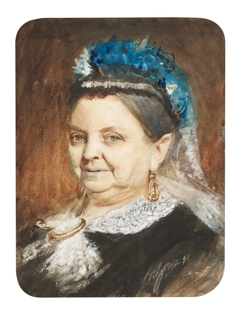 Retrato de uma senhora idosa - Anders Zorn