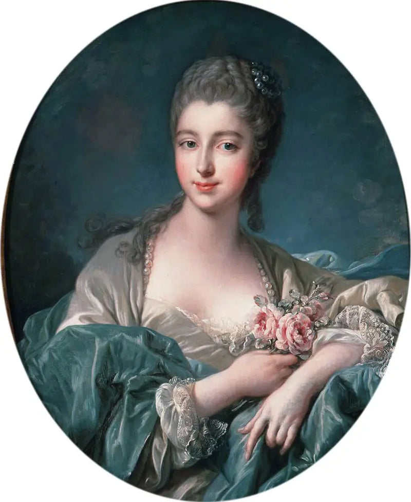 Retrato de uma dama - François Boucher