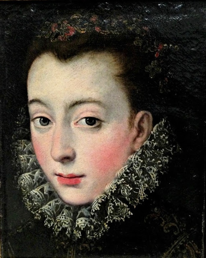 Retrato de uma dama, provavelmente Maddalena Osuna Giron - Federico Barroci