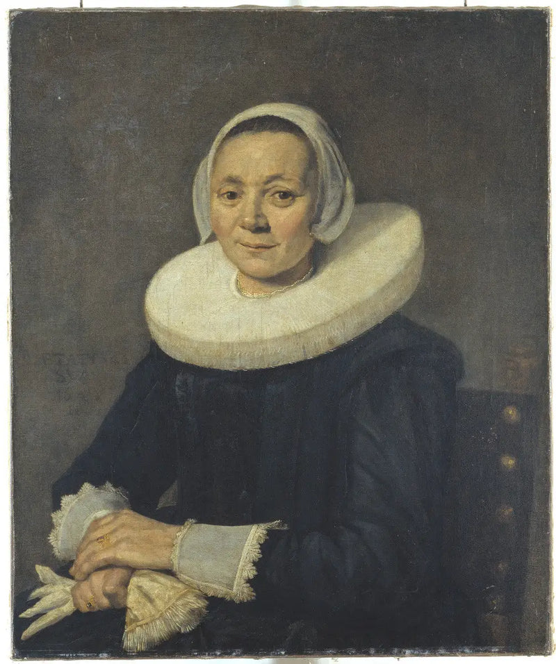 Retrato de uma mulher sentada - Frans Hals