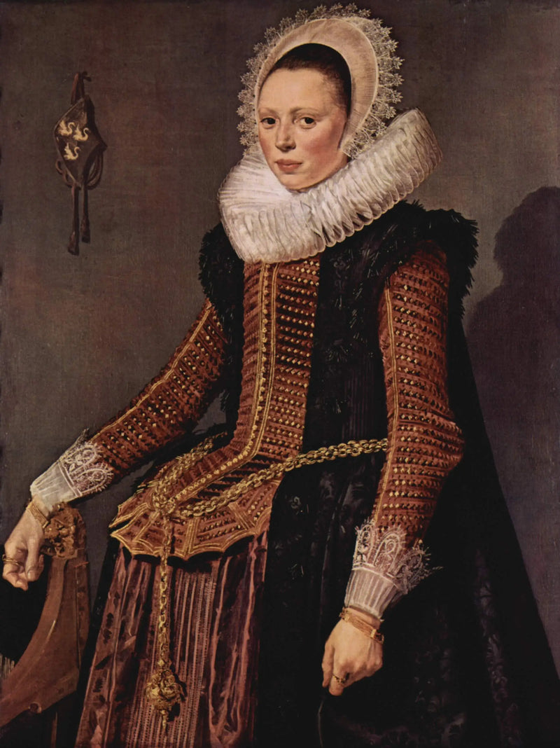 Retrato de uma mulher - Frans Hals