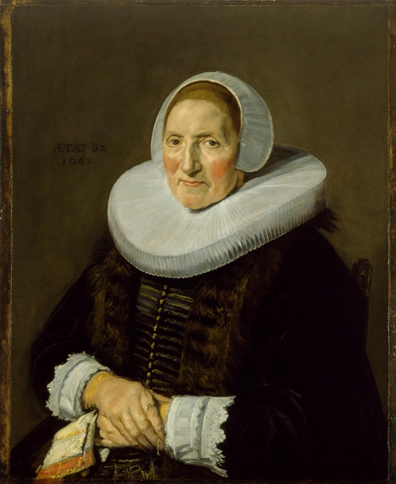 Retrato de uma mulher - Frans Hals