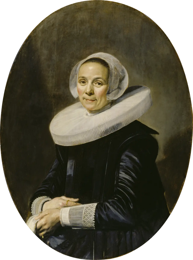 retrato de uma mulher desconhecida - Frans Hals