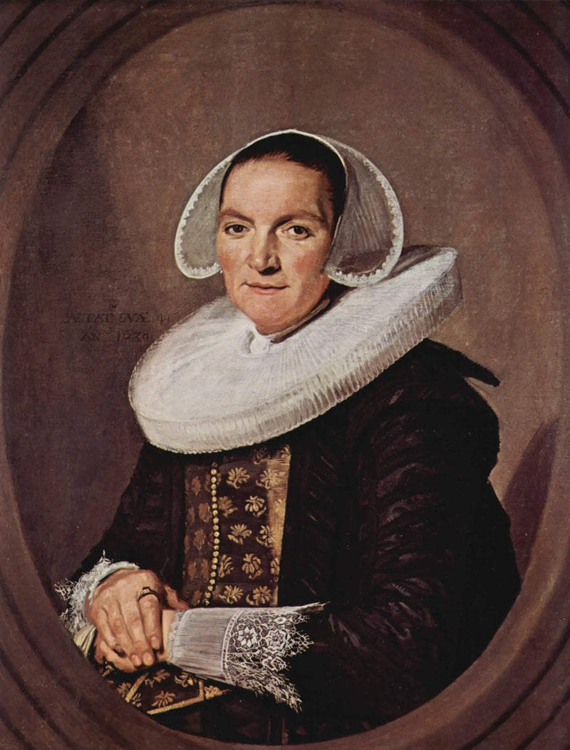 retrato de uma mulher desconhecida - Frans Hals