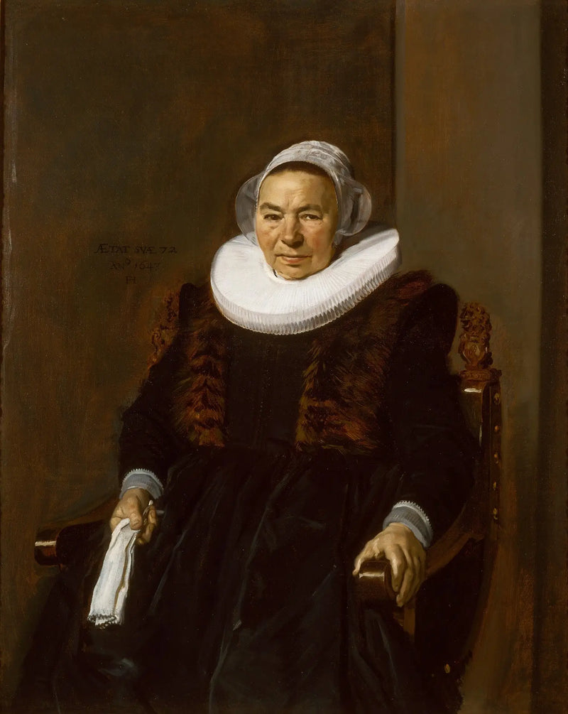 retrato de uma mulher desconhecida - Frans Hals