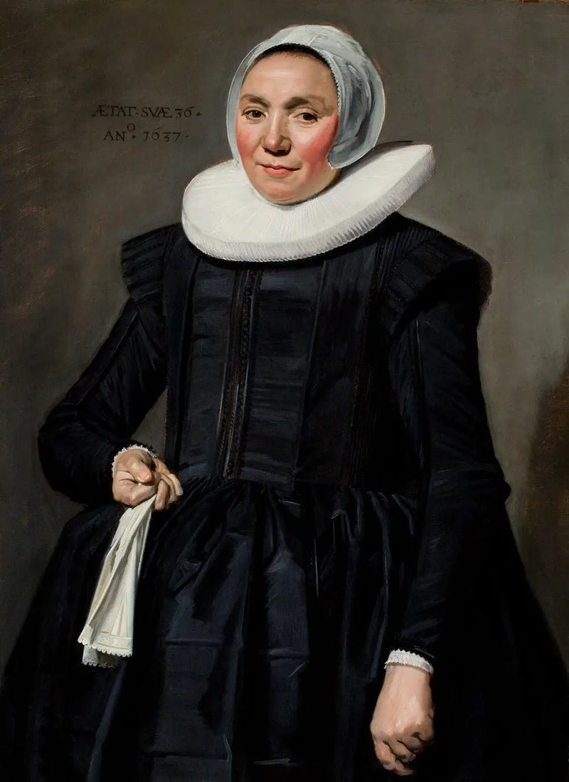 retrato de uma mulher desconhecida - Frans Hals