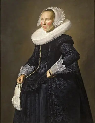 retrato de uma mulher, possivelmente Cunera van Baersdorp - Frans Hals