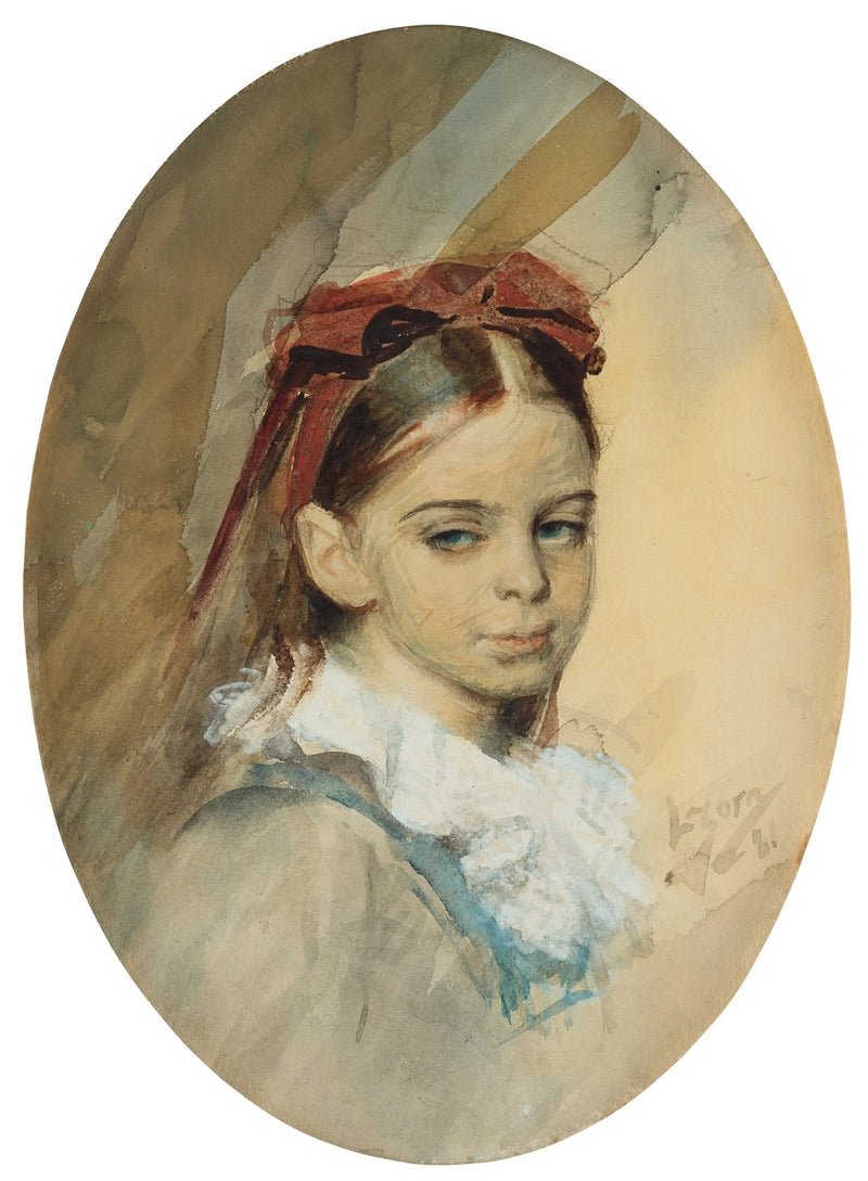 Retrato de uma menina - Anders Zorn