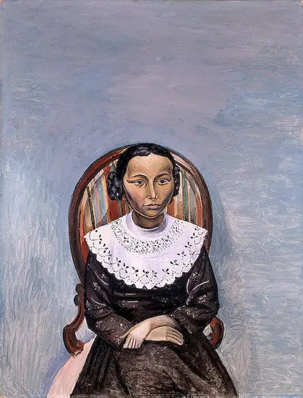 Retrato de uma menina em preto - André Derain