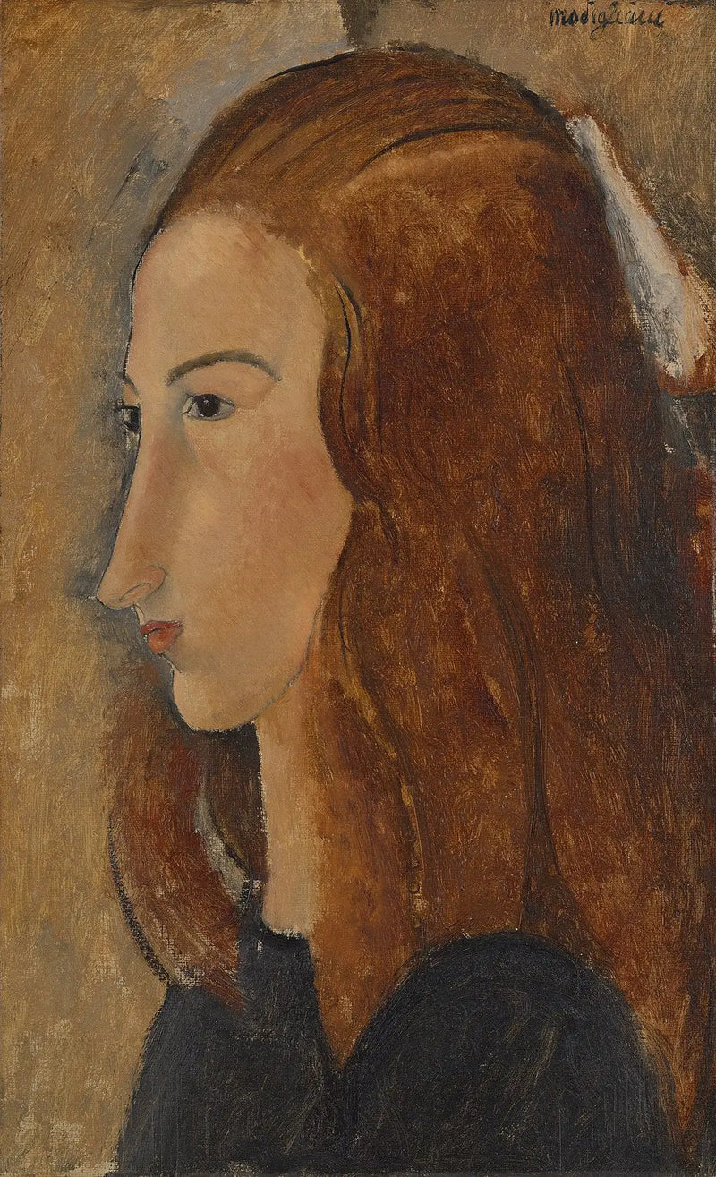 Retrato de uma jovem mulher - Amedeo Modigliani