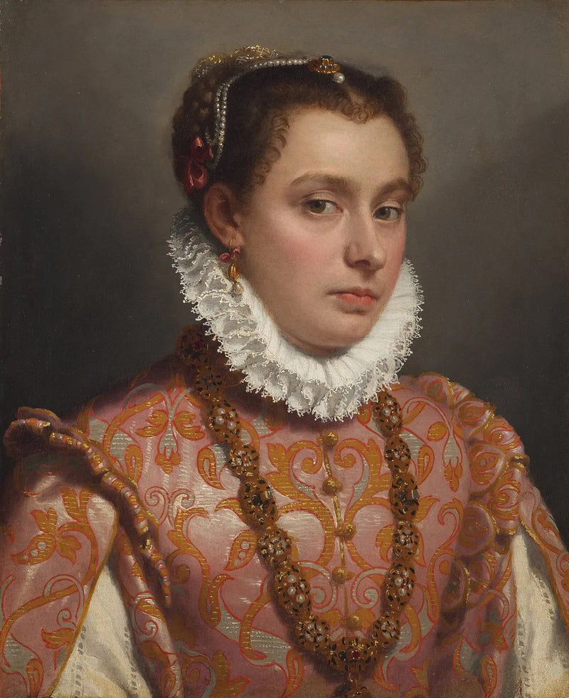 Retrato de uma jovem mulher - Giovanni Battista Moroni