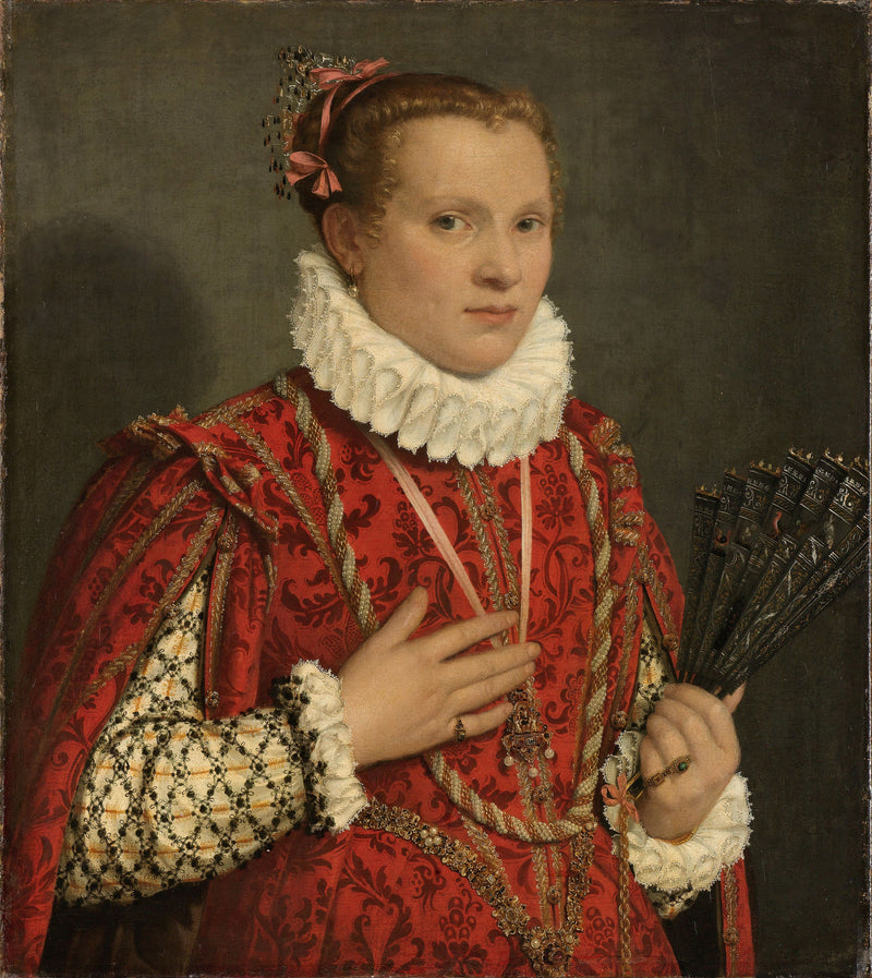 Retrato de uma jovem mulher - Giovanni Battista Moroni