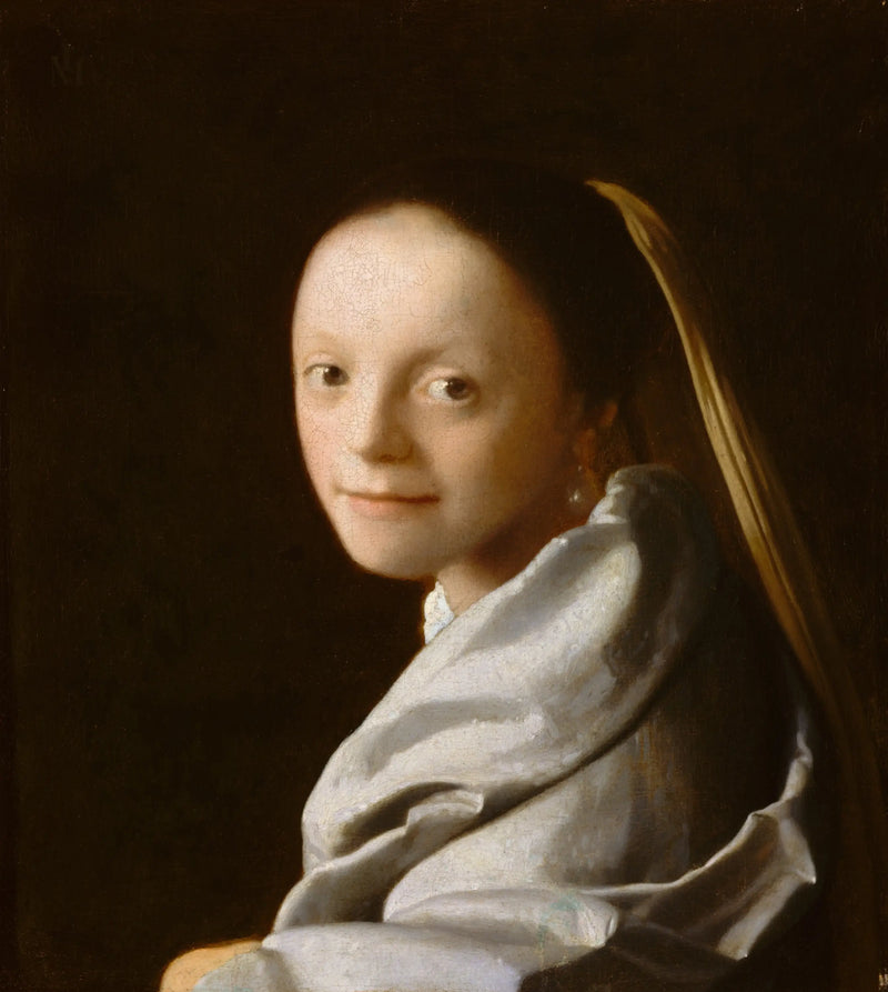 Retrato de uma jovem mulher - Johannes Vermeer