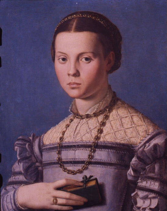 Retrato de uma jovem desconhecida - Bronzino