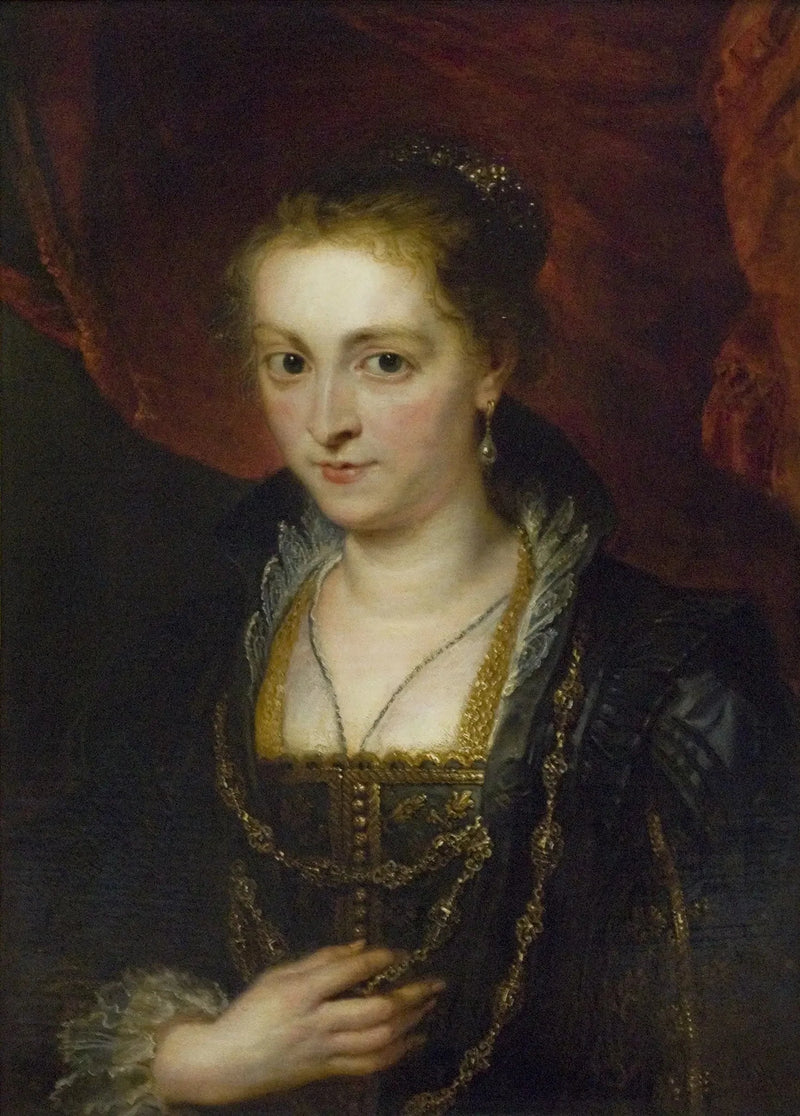Retrato de busto de uma dama - Peter Paul Rubens