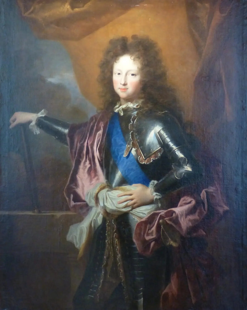 Retrato de busto de Filipe da França (duque de Chartres) - Hyacinthe Rigaud