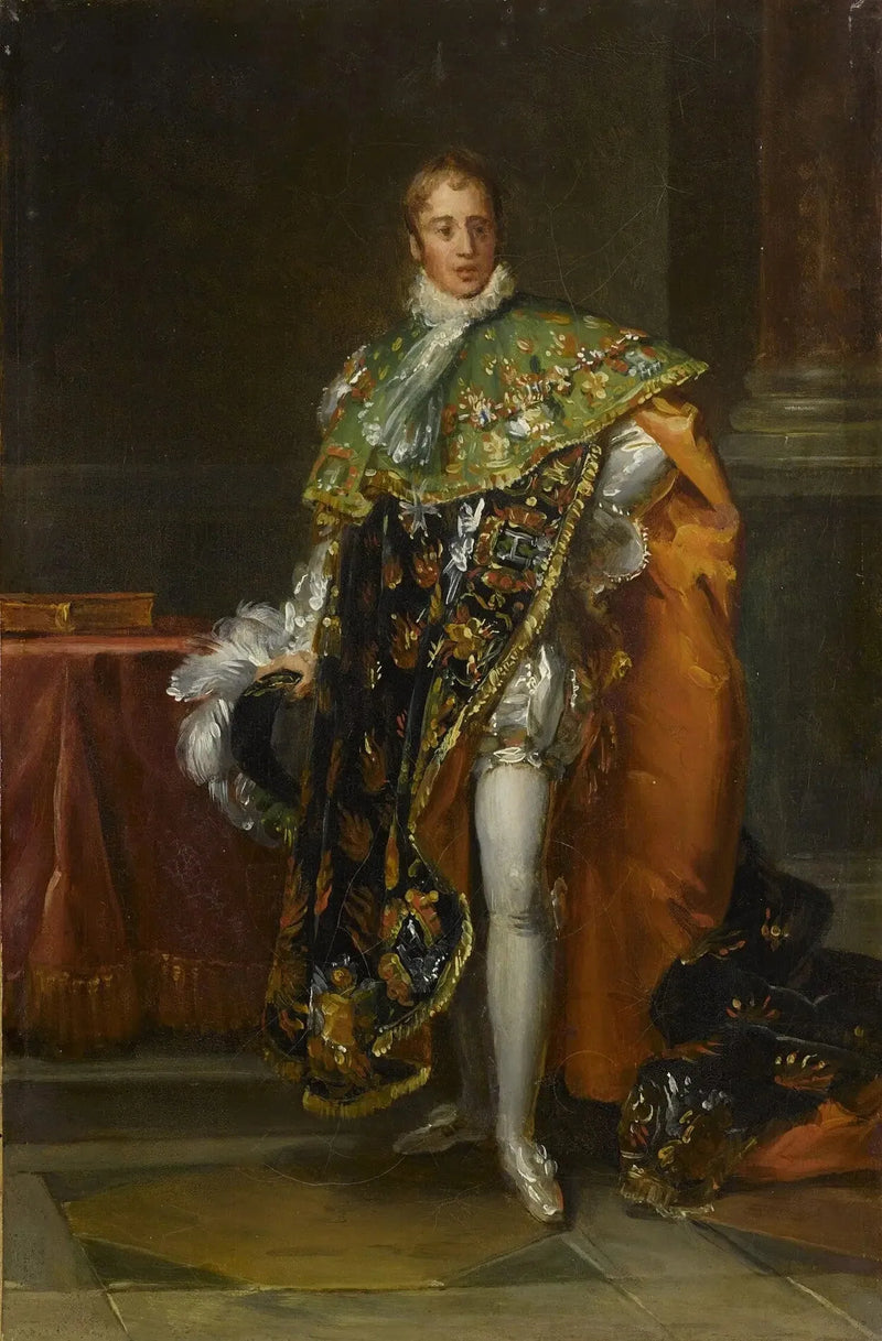 Retrato de corpo inteiro de Carlos Filipe da França (1757-1836), conde d'Artois - François Gérard