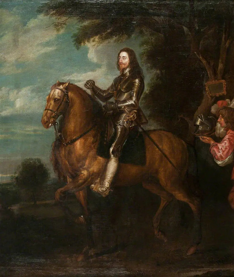 Retrato equestre de Carlos I (1600-1649) - Antoine van Dyck