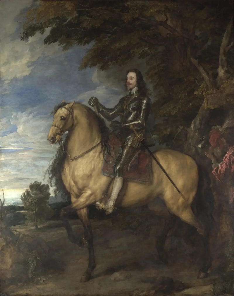 Retrato equestre de Carlos I - Antoine van Dyck