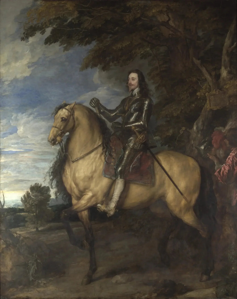 Retrato equestre de Carlos I - Antoine van Dyck