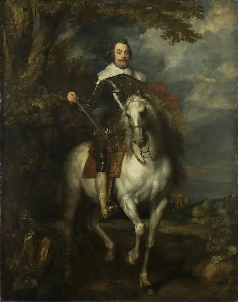 Retrato equestre de Francisco de Moncada - Antoine van Dyck