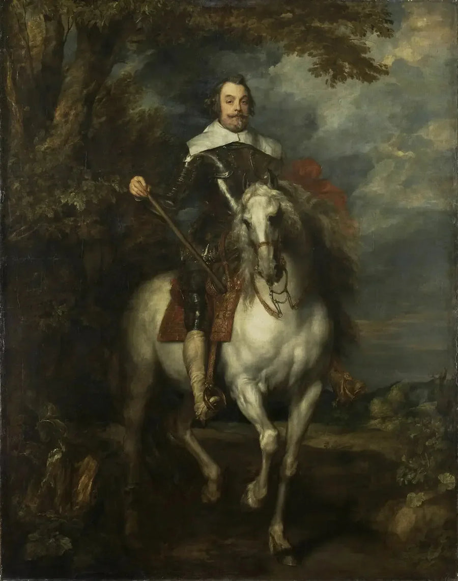 Retrato equestre de Francisco de Moncada - Antoine van Dyck
