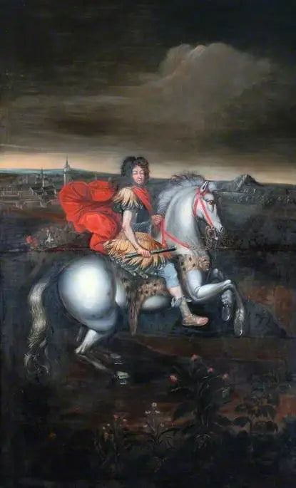 Retrato equestre de Luís XIV - Pierre Mignard