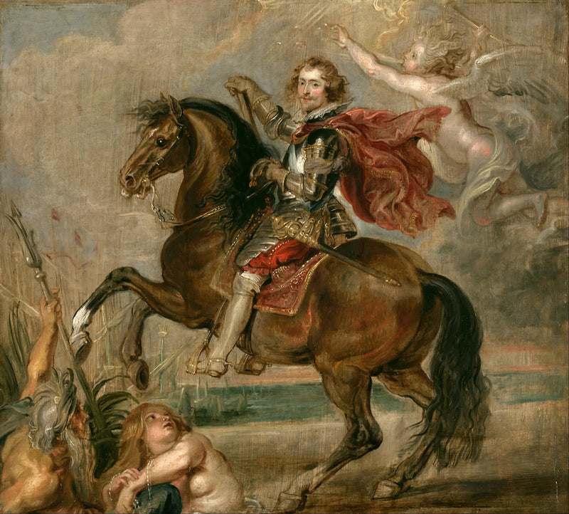 Retrato equestre do duque de Buckingham - Peter Paul Rubens