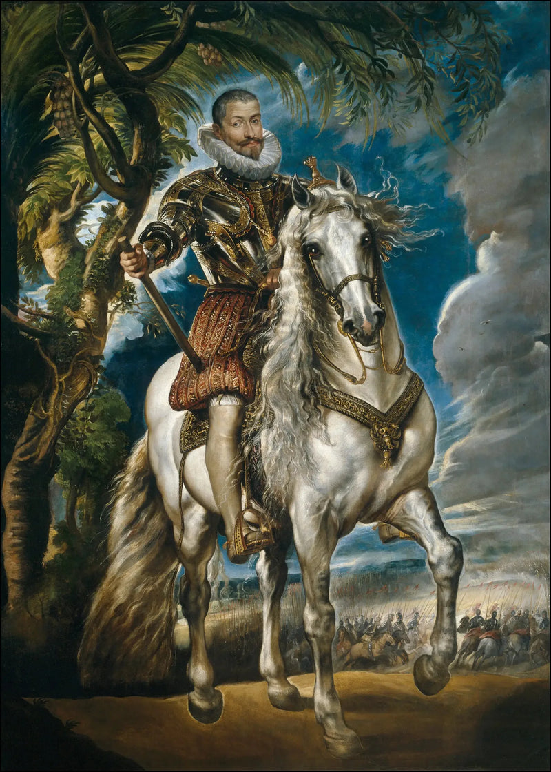 Retrato equestre do Duque de Lerme - Peter Paul Rubens