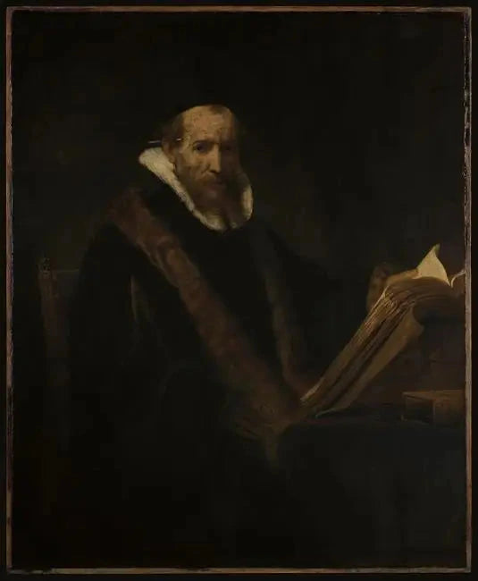 Retrato de um erudito em seu escritório (anteriormente chamado Lipse) - Rembrandt