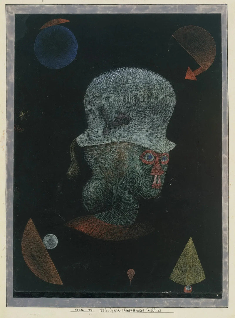 Retrato fantástico astrológico - Paul Klee