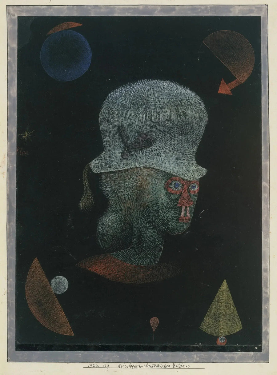 Retrato fantástico astrológico - Paul Klee
