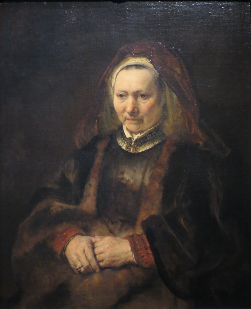 Retrato de uma mulher idosa - Rembrandt